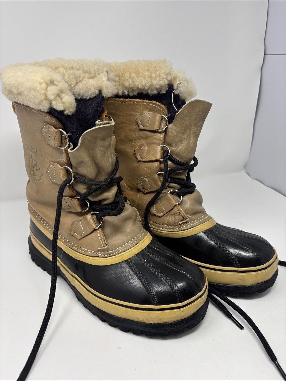 Sorel Men’s Tan & Black Winter Waterproof Boots 8